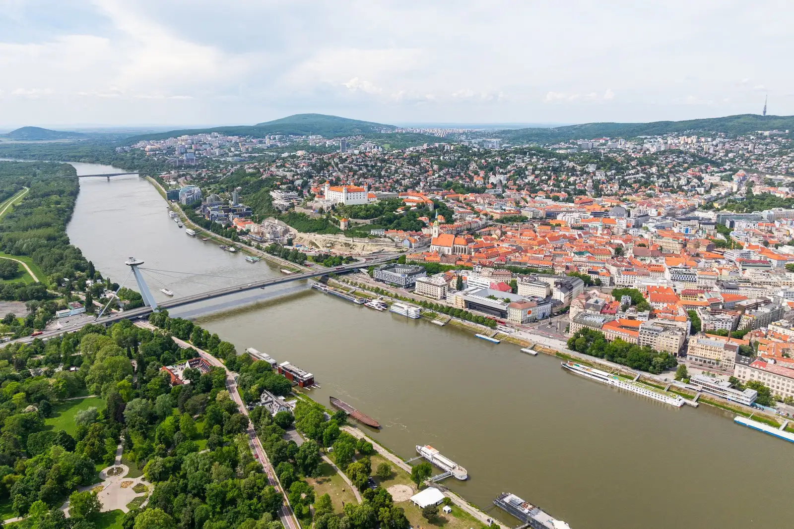Bratislava — Ziel des Transfers vom Flughafen Prag