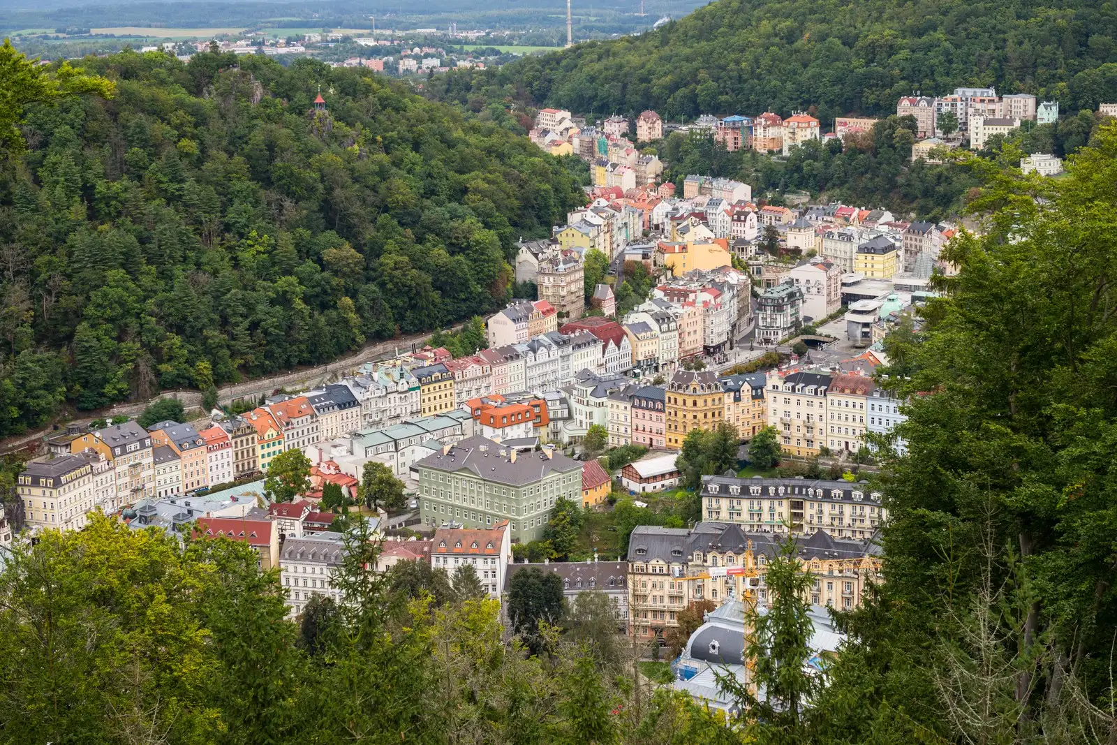 Karlsbad — Ziel des Transfers vom Flughafen Prag