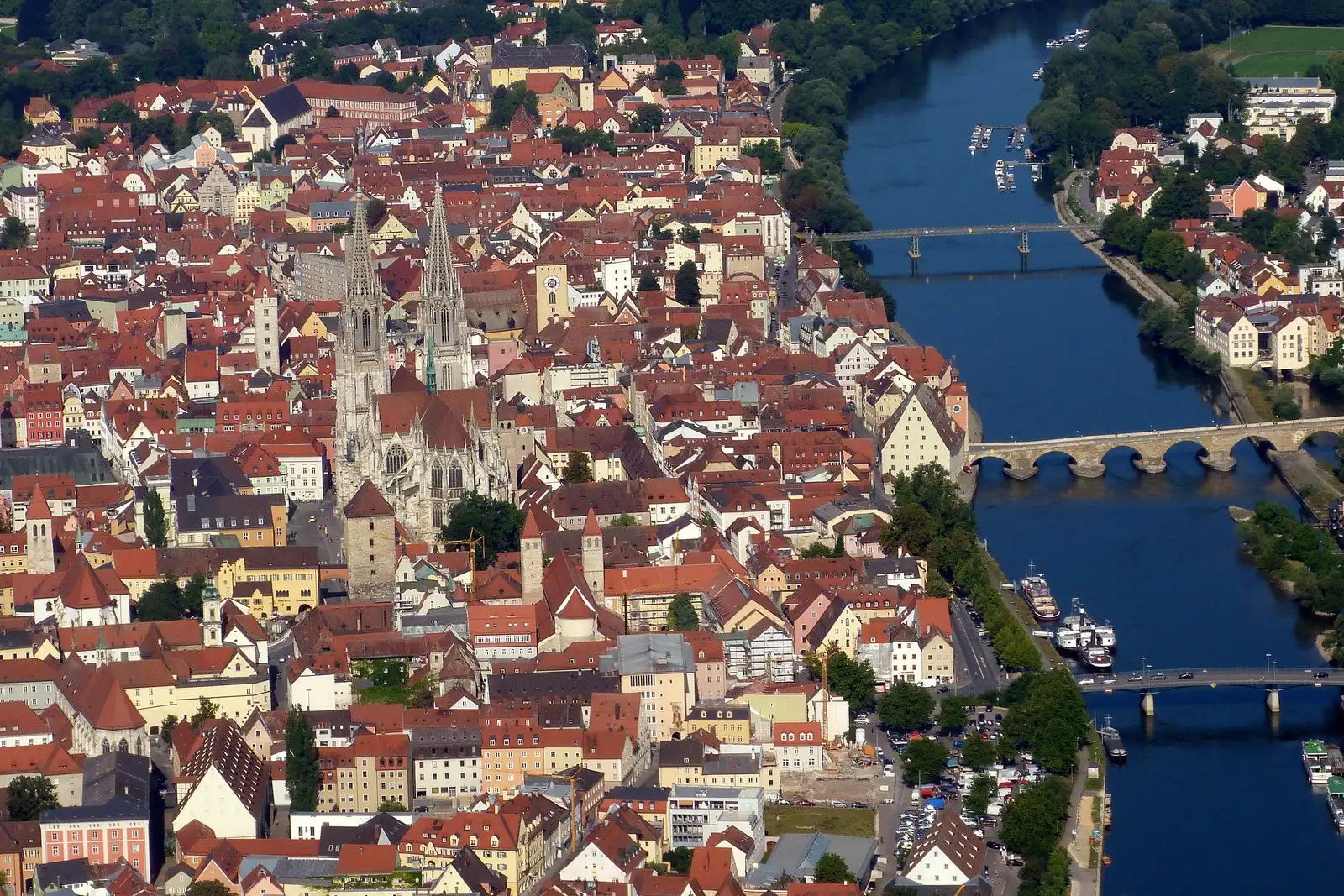 Regensburg — Ziel des Transfers vom Flughafen Prag