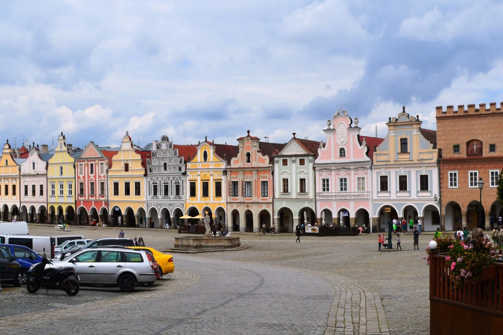 Telč — Ziel des Transfers vom Flughafen Prag