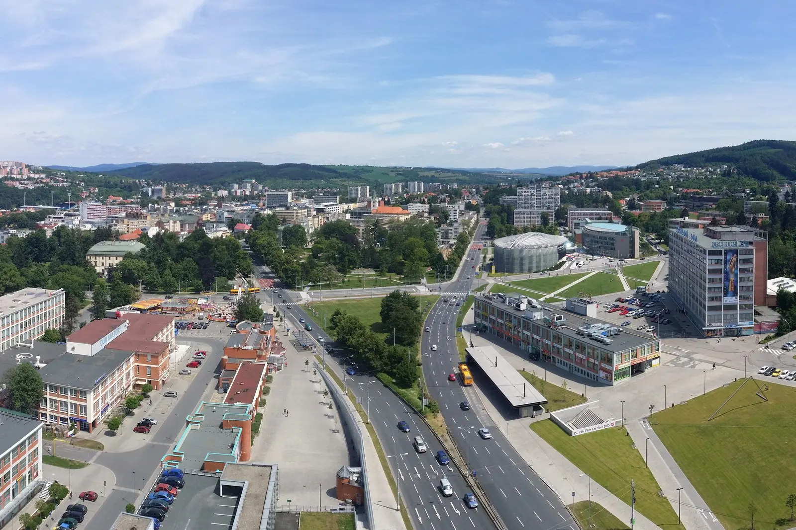 Zlín — Ziel des Transfers vom Flughafen Prag