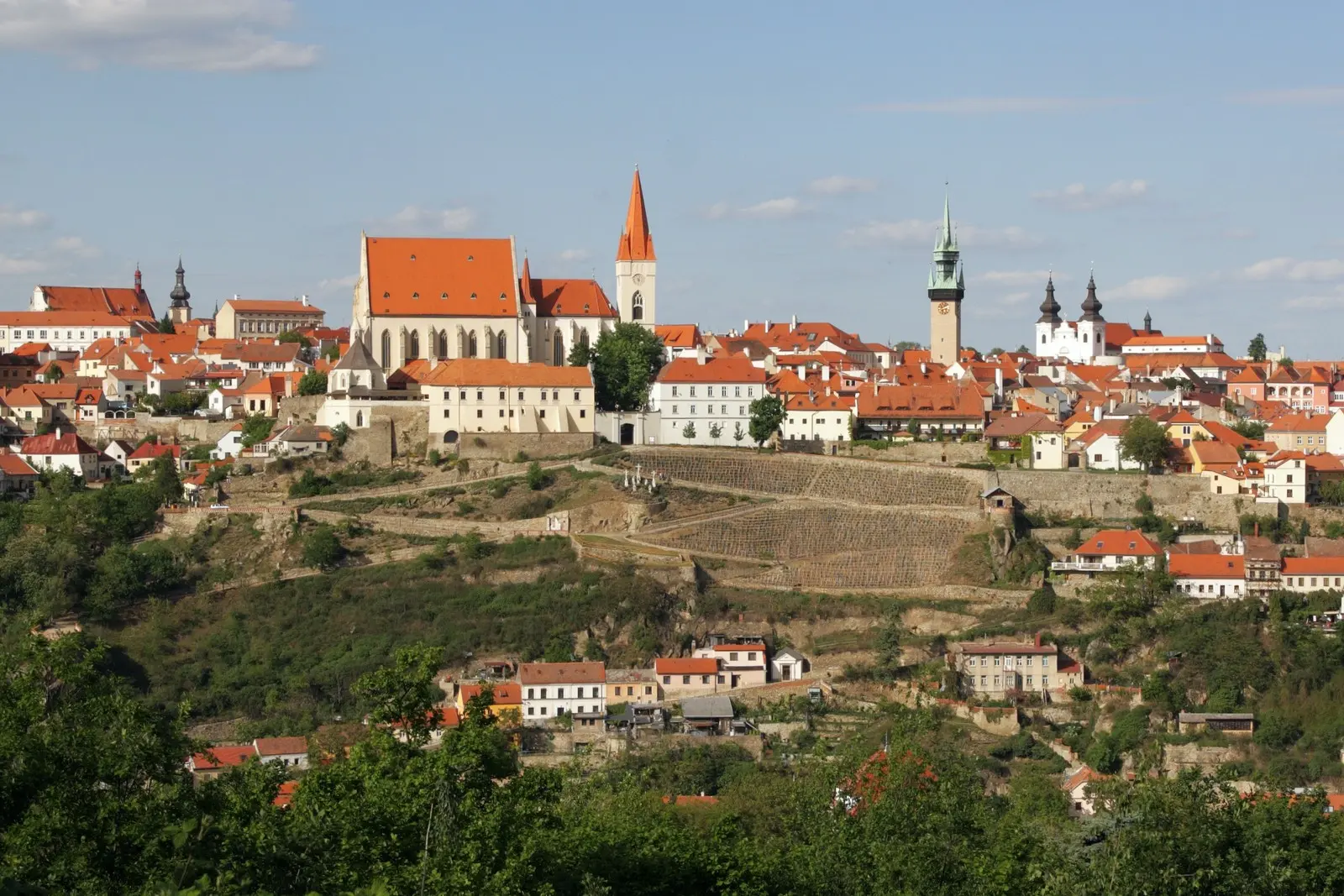 Znojmo — Ziel des Transfers vom Flughafen Prag